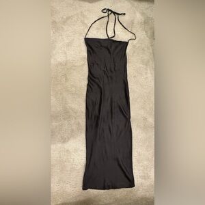 Black Silk Dress